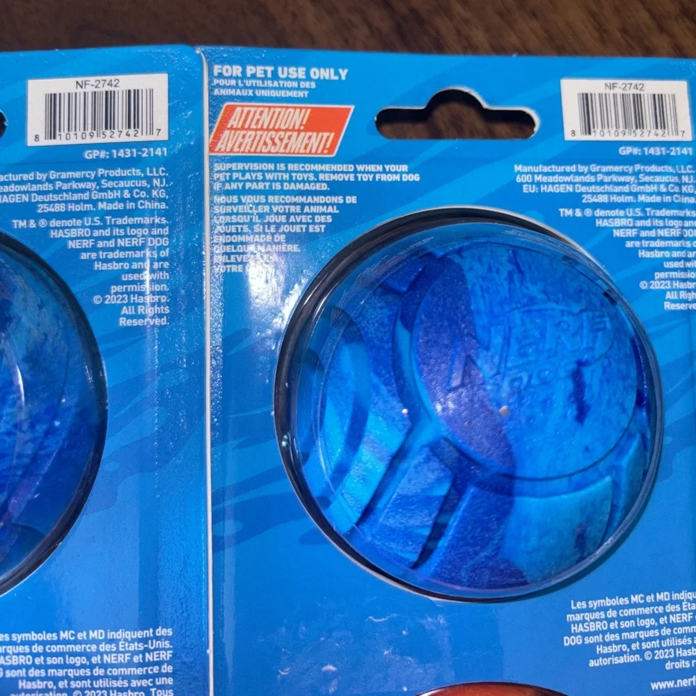 Dog Nerf Solid Tuff Ball Sets